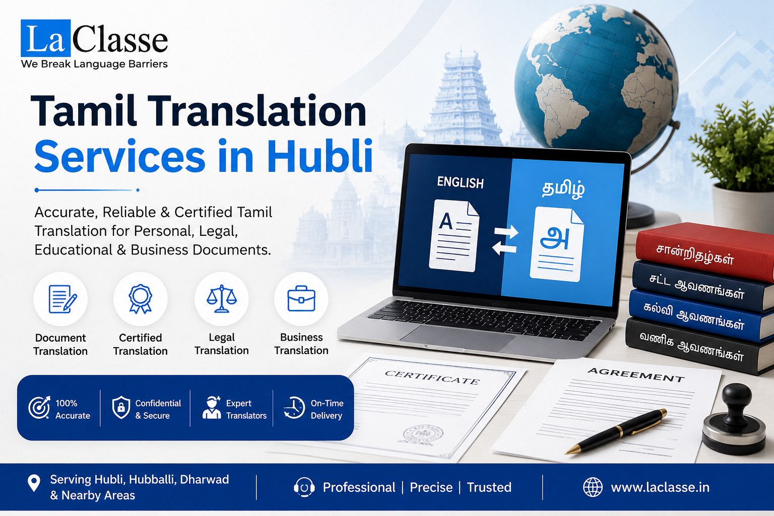Tamil Translation Services in Hubli for Legal Document Needs